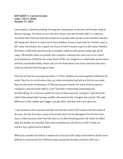 JUST JESUS 7: A series in Luke Luke 7:18