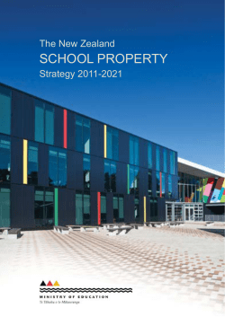 New Zealand School Property Strategy: 2011 - 2021