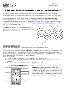 GPS and Triangulation