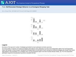 Slide () - American Journal of Occupational Therapy