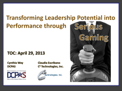serious games - C2 Technologies