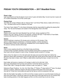 PISGAH YOUTH ORGANIZATION --