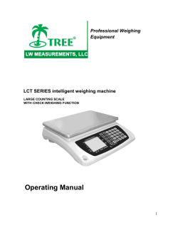 TREE Manual LCT - LW Measurements