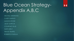Appendix 2 versus Blue Ocean Strategy versus Good To Great
