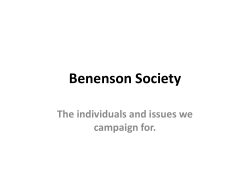 Individuals and Issues