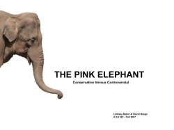 the pink elephant