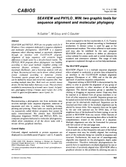 SEAVIEW and PHYLO_WIN: two graphic tools for sequence