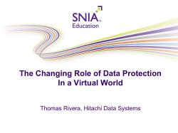 The Changing Role of Data Protection In a Virtual World