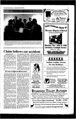 Claim follows car accident l