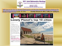 AMS Special Session - carma