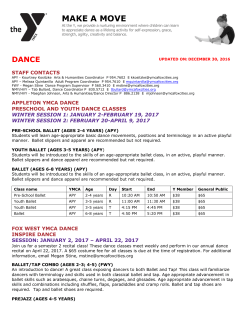 MAKE A MOVE - YMCA of the Fox Cities