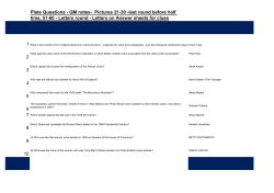 Plate Questions - QM notes- Pictures 21-30