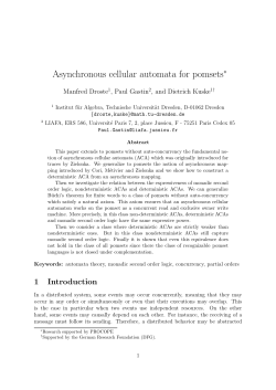 Asynchronous cellular automata for pomsets