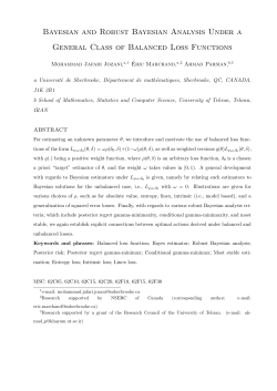Bayesian and Robust Bayesian Analysis Under a General Class of