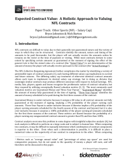 Expected Contract Value: A Holistic Approach to