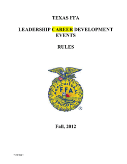 texas state ffa development events