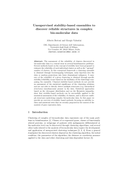 Unsupervised stability-based ensembles to discover reliable