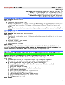 Early Arriver Idea - Grace Bible Church