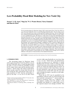 LowProbability Flood Risk Modeling for New York City