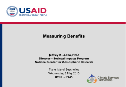Measuring Benefits