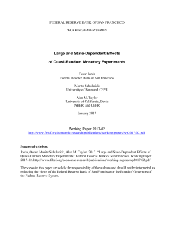 Large and State-Dependent Effects of Quasi