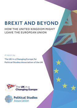 How the United Kingdom might leave the European Union