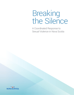 Breaking the Silence. A Coordinated Response to Sexual Violence