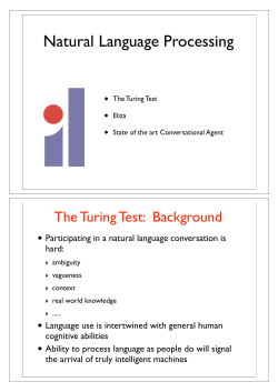 Natural Language Processing