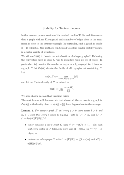 Stability for Tur&aacute;n`s theorem.