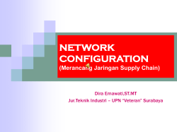 Merancang Jaringan Supply Chain - E