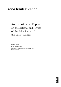 An Investigative Report on the Betrayal and Arrest of the Inhabitants