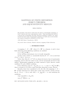 mappings of finite distortion: zoric`s theorem, and equicontinuity results