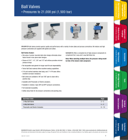 Ball Valves - Maximator GmbH
