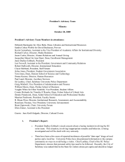 PAT Oct 20, 2005 minutes