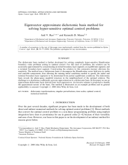 Eigenvector approximate dichotomic basis method for