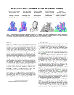 Real-Time Dense Surface Mapping and Tracking