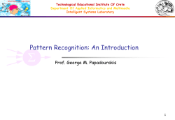 Feature Vectors