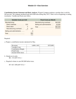 Module 15 Class Exercises