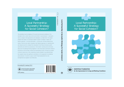 Local Partnership: A Successful Strategy for Social Cohesion