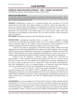 CASE REPORT - journal of evolution of medical and dental sciences