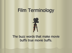 Film Terminology