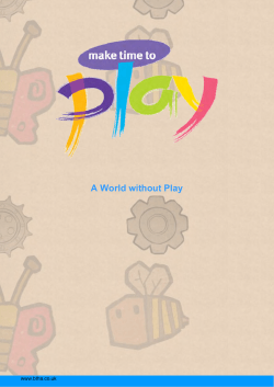 A World without Play
