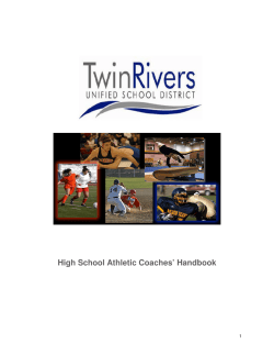 High School Athletic Coaches` Handbook