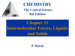 A Molecular Comparison of Liquids and Solids