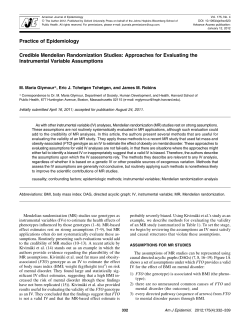 Credible Mendelian Randomization Studies: Approaches for