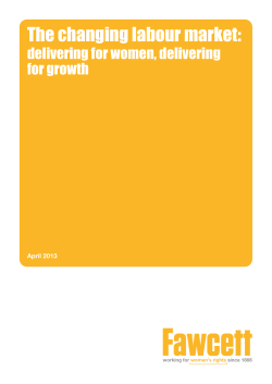 The changing labour market