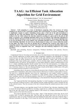 TAAG: An Efficient Task Allocation Algorithm for Grid Environment