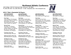 Print version - Northwest Athletic Conference