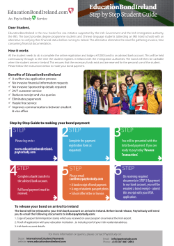 Guide - Education Bond Ireland