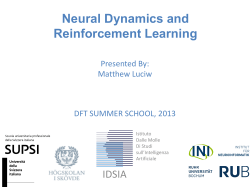 Neural Dynamics and Reinforcement Learning